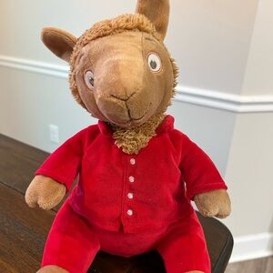 Kohl's Cares Red and Brown Stuffed Llama Llama Red Pajamas 12 inches